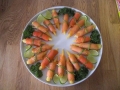 Maiskölbchen mit Lachs