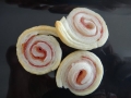 Speck-Blätterteig-Schnecken